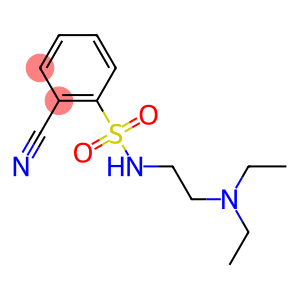 2-cyano-N-[2-(diethylamino)ethyl]benzenesulfonamide