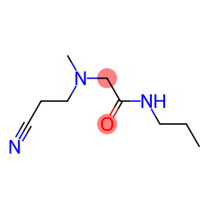 2-[(2-cyanoethyl)(methyl)amino]-N-propylacetamide