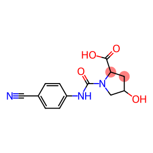 1-{[(4-cyanophenyl)amino]carbonyl}-4-hydroxypyrrolidine-2-carboxylic acid