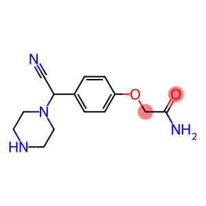 2-{4-[cyano(piperazin-1-yl)methyl]phenoxy}acetamide