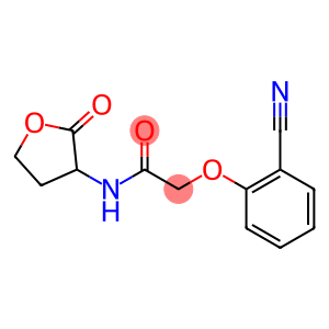 2-(2-cyanophenoxy)-N-(2-oxooxolan-3-yl)acetamide