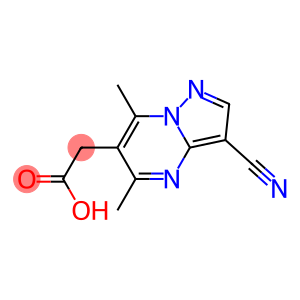 2-{3-cyano-5,7-dimethylpyrazolo[1,5-a]pyrimidin-6-yl}acetic acid