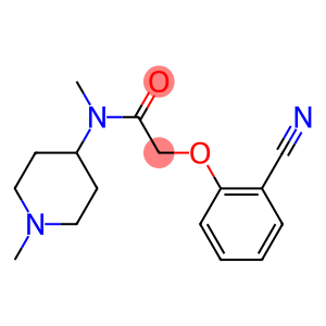 2-(2-cyanophenoxy)-N-methyl-N-(1-methylpiperidin-4-yl)acetamide