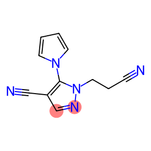 1-(2-cyanoethyl)-5-(1H-pyrrol-1-yl)-1H-pyrazole-4-carbonitrile