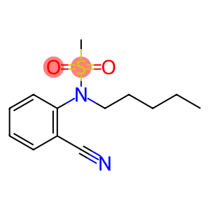 (2-cyanophenyl)-N-pentylmethanesulfonamide