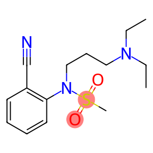 (2-cyanophenyl)-N-[3-(diethylamino)propyl]methanesulfonamide