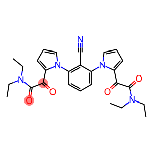 2-[1-(2-cyano-3-{2-[2-(diethylamino)-2-oxoacetyl]-1H-pyrrol-1-yl}phenyl)-1H-pyrrol-2-yl]-N,N-diethyl-2-oxoacetamide