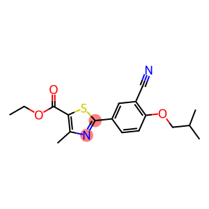 2-(3-CYANO-4-ISOBUTOXY-PHENYL)-4-METHYL-THIAZOLE-5-CARBOXYLIC ACID ETHYL ESTER