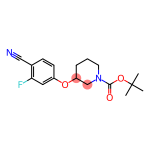 3-(4-Cyano-3-fluoro-phenoxy)-piperidine-1-carboxylic acid tert-butyl ester