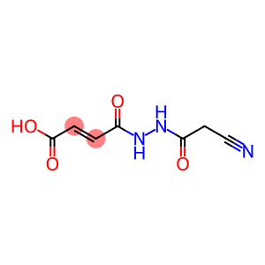 4-[2-(2-cyanoacetyl)hydrazino]-4-oxobut-2-enoic acid