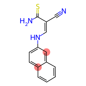 2-CYANO-3-(NAPHTHALEN-2-YLAMINO)-THIOACRYLAMIDE