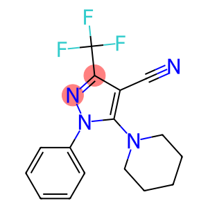 4-CYANO-1-PHENYL-5-(PIPERIDIN-1-YL)-3-(TRIFLUOROMETHYL)PYRAZOLE