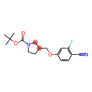 3-(4-Cyano-3-fluoro-phenoxymethyl)-pyrrolidine-1-carboxylic acid tert-butyl ester