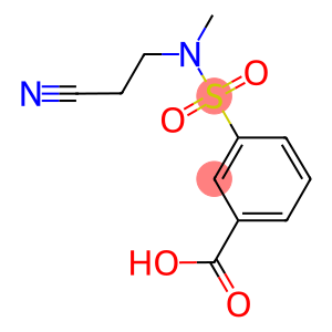 3-[(2-CYANO-ETHYL)-METHYL-SULFAMOYL]-BENZOIC ACID