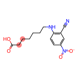 7-[(2-cyano-4-nitrophenyl)amino]heptanoic acid