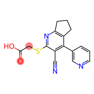 {[3-cyano-4-(3-pyridinyl)-6,7-dihydro-5H-cyclopenta[b]pyridin-2-yl]sulfanyl}acetic acid