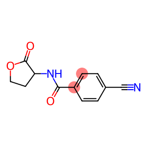 4-cyano-N-(2-oxooxolan-3-yl)benzamide
