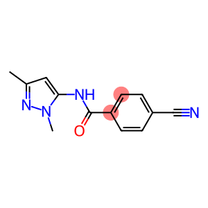 4-cyano-N-(1,3-dimethyl-1H-pyrazol-5-yl)benzamide