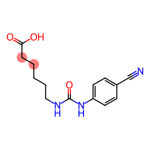 6-({[(4-cyanophenyl)amino]carbonyl}amino)hexanoic acid