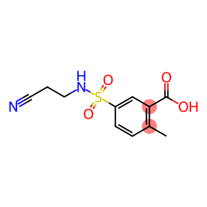 5-{[(2-cyanoethyl)amino]sulfonyl}-2-methylbenzoic acid