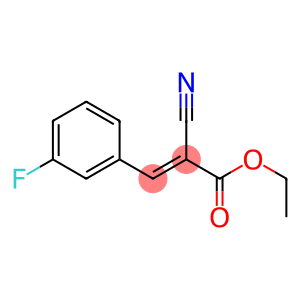 2-Cyano-3-(3-fluoro-phenyl)-acrylic acid ethyl ester