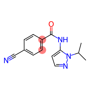 4-cyano-N-(1-isopropyl-1H-pyrazol-5-yl)benzamide