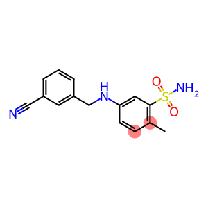 5-{[(3-cyanophenyl)methyl]amino}-2-methylbenzene-1-sulfonamide