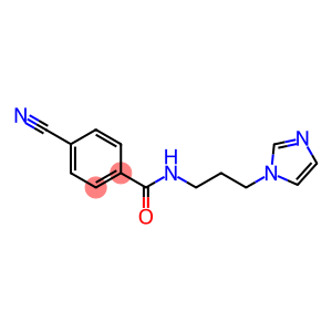 4-cyano-N-[3-(1H-imidazol-1-yl)propyl]benzamide