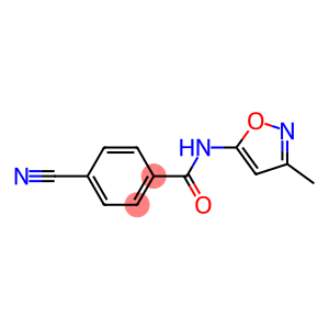 4-cyano-N-(3-methylisoxazol-5-yl)benzamide