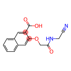 3-{[(cyanomethyl)carbamoyl]methoxy}naphthalene-2-carboxylic acid