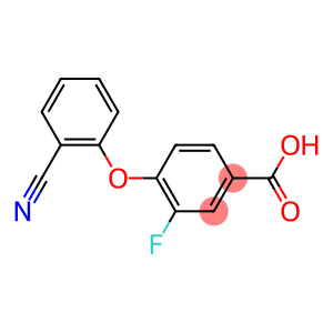 4-(2-cyanophenoxy)-3-fluorobenzoic acid