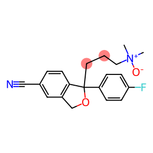 3-[5-cyano-1-(4-fluorophenyl)-3H-2-benzofuran-1-yl]-N,N-diMethyl-propan-1-aMine oxide