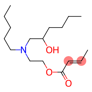 Crotonic acid 2-[N-(2-hydroxyhexyl)-N-pentylamino]ethyl ester