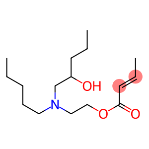 (E)-2-Butenoic acid 2-[N-(2-hydroxypentyl)-N-pentylamino]ethyl ester