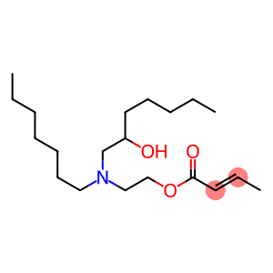 Crotonic acid 2-[N-heptyl-N-(2-hydroxyheptyl)amino]ethyl ester