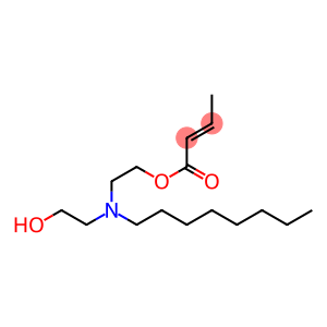 (E)-2-Butenoic acid 2-[N-(2-hydroxyethyl)-N-octylamino]ethyl ester