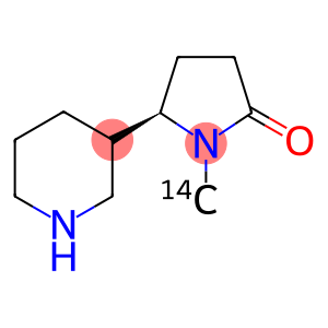 COTININE, L-[N-METHYL-14C]