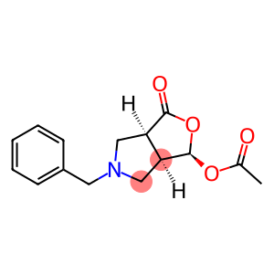 CIS-1(R)-ACETOXY-5-BENZYL-3-OXO-TETRAHYDROFURO[3,4-C]PYRROLE