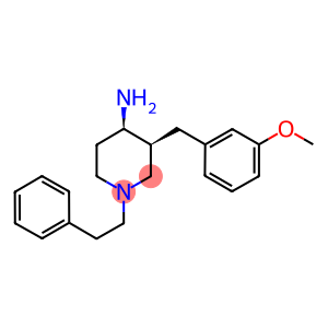 CIS-3-(3-METHOXYBENZYL)-1-(2-PHENYLETHYL)PIPERIDIN-4-AMINE