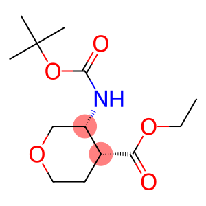 順式-3-N-BOC-氨基四氢-2H-吡喃-4-甲酸乙酯