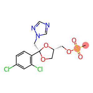 Cis-[2-(2,4-Dichlorophenyl)-2-(1H-1,2,4-Triazol-1-Yl-Methyl)-1,3-Dioxolane-4-Yl]MethanolMethanesulfonate