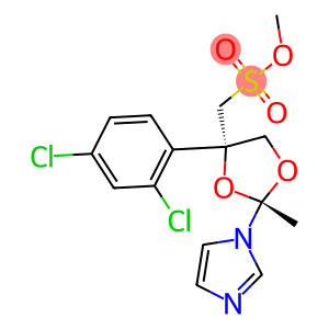 Cis-[(2,4-Dichlorophenyl)-2-(1H-Imidazol-1-Yl)Methyl-1,3-Dioxolan-4-Yl] Methyl Methanesulphonate.