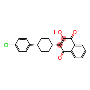 cis-2-[4-(4-chlorophenyl)cyclohexyl]-3-hydroxy-1,4-naphthoquinone