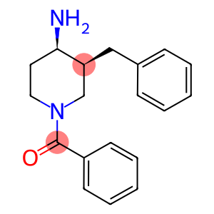 CIS-1-BENZOYL-3-BENZYLPIPERIDIN-4-AMINE