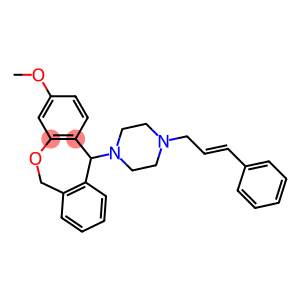 11-(4-Cinnamyl-1-piperazinyl)-3-methoxy-6,11-dihydrodibenz[b,e]oxepin