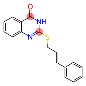 2-(cinnamylsulfanyl)-4(3H)-quinazolinone