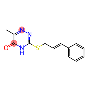 3-(cinnamylsulfanyl)-6-methyl-1,2,4-triazin-5(4H)-one