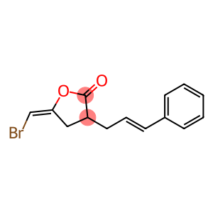 3-cinnamyl-5-bromomethylidenetetrahydro-2-furanone