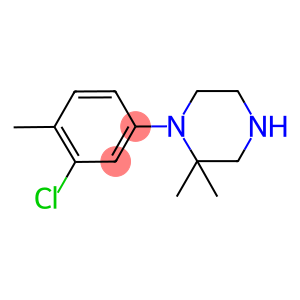 1-(3-CHLORO-4-METHYLPHENYL)-2,2-DIMETHYLPIPERAZINE