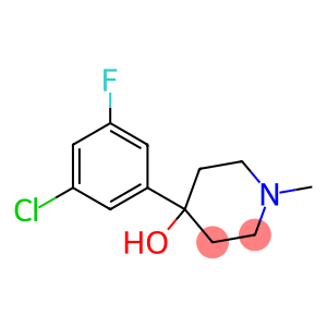 4-(3-CHLORO-5-FLUOROPHENYL)-4-HYDROXY-1-METHYLPIPERIDINE